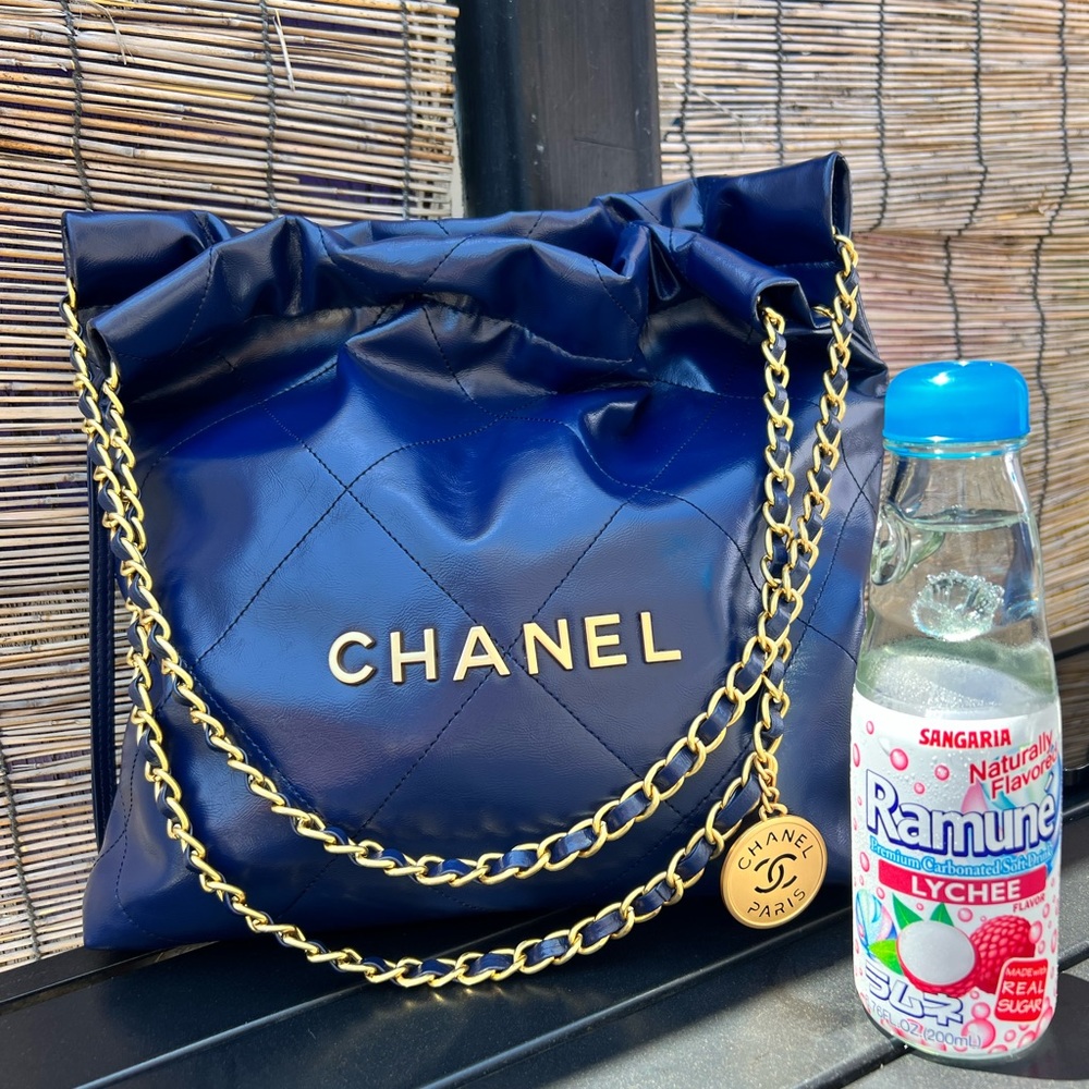 Beautiful navy handbag